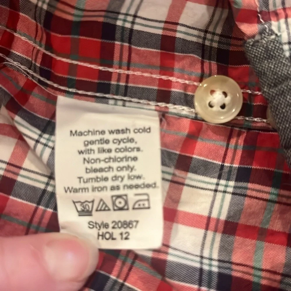 J Crew Tartan Button Down